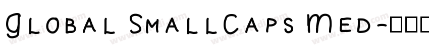 Global SmallCaps Med字体转换
